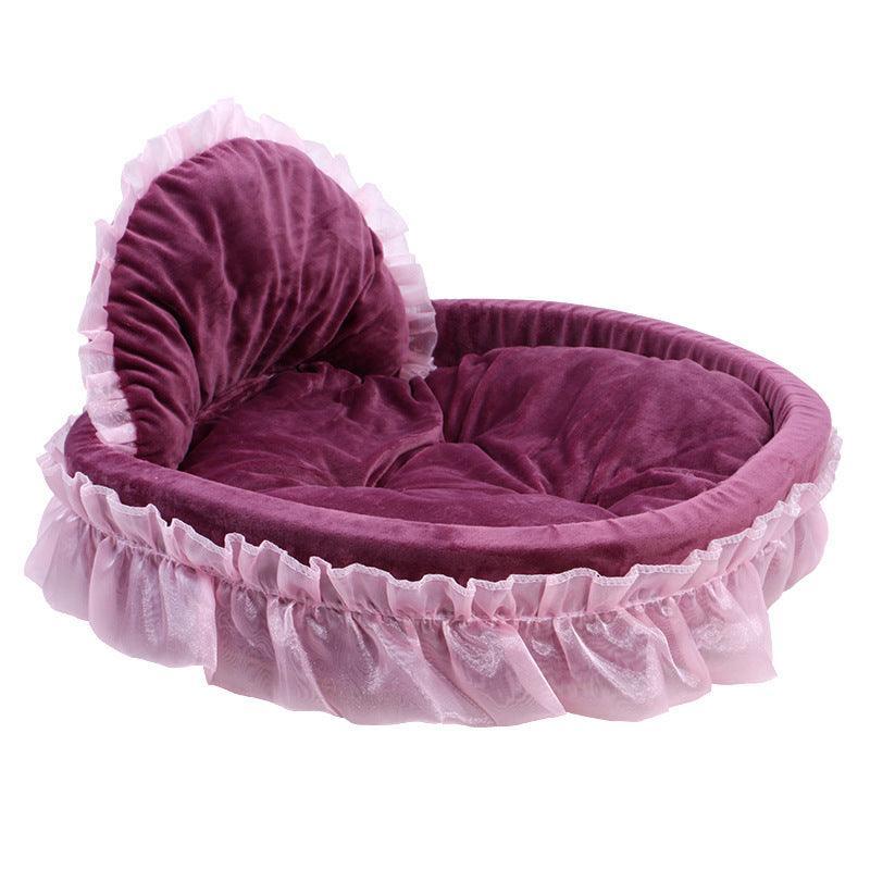 Cozy Haven Lace Pet Bed