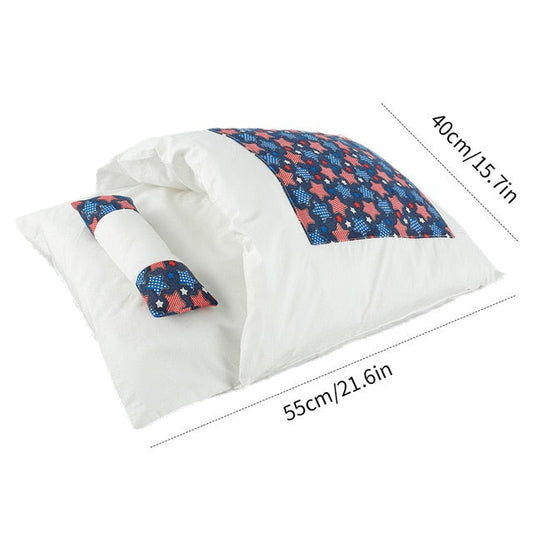 Willstar Removable Dog Cat Bed Sleeping Bag Sofa Mat Winter Warm Small Cats House Beds Kitten Puppy Nest Cushion Pet Product