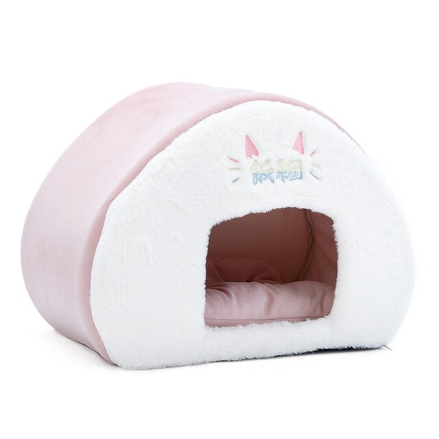 Pet Dog Cat House Warm Comfort Pet Deep Sleeping Nest Cave for Cats Dogs Winter Cat Bed Mat Basket Puppy Kennel Beds Cama Gato