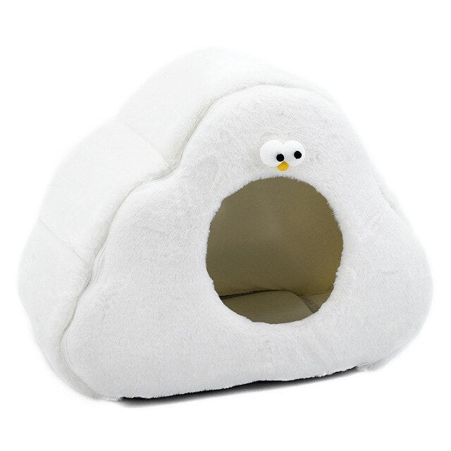 Pet Dog Cat House Warm Comfort Pet Deep Sleeping Nest Cave for Cats Dogs Winter Cat Bed Mat Basket Puppy Kennel Beds Cama Gato